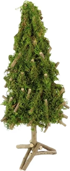 Boom op voet groen 10 x 18 x 40 cm