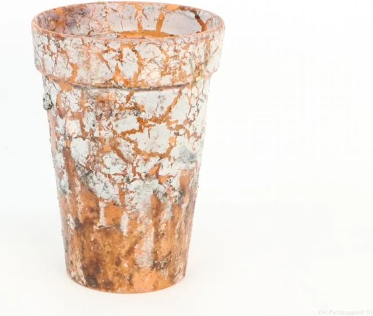 bloempot Hars terracotta D 13 H 18 cm