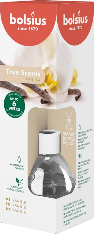 Bolsius geurstokjes True Scents Vanilla 60 ml