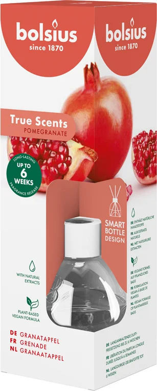 Bolsius geurstokjes True Scents Pomegranate 60 ml