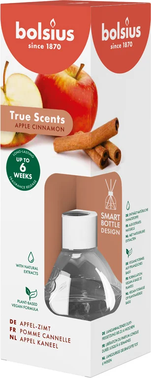 Bolsius geurstokjes True Scents Apple Cinnamon 60 ml
