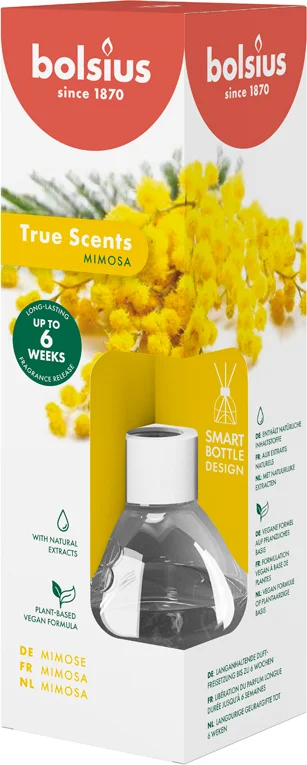 Bolsius geurstokjes True Scents Mimosa 60 ml