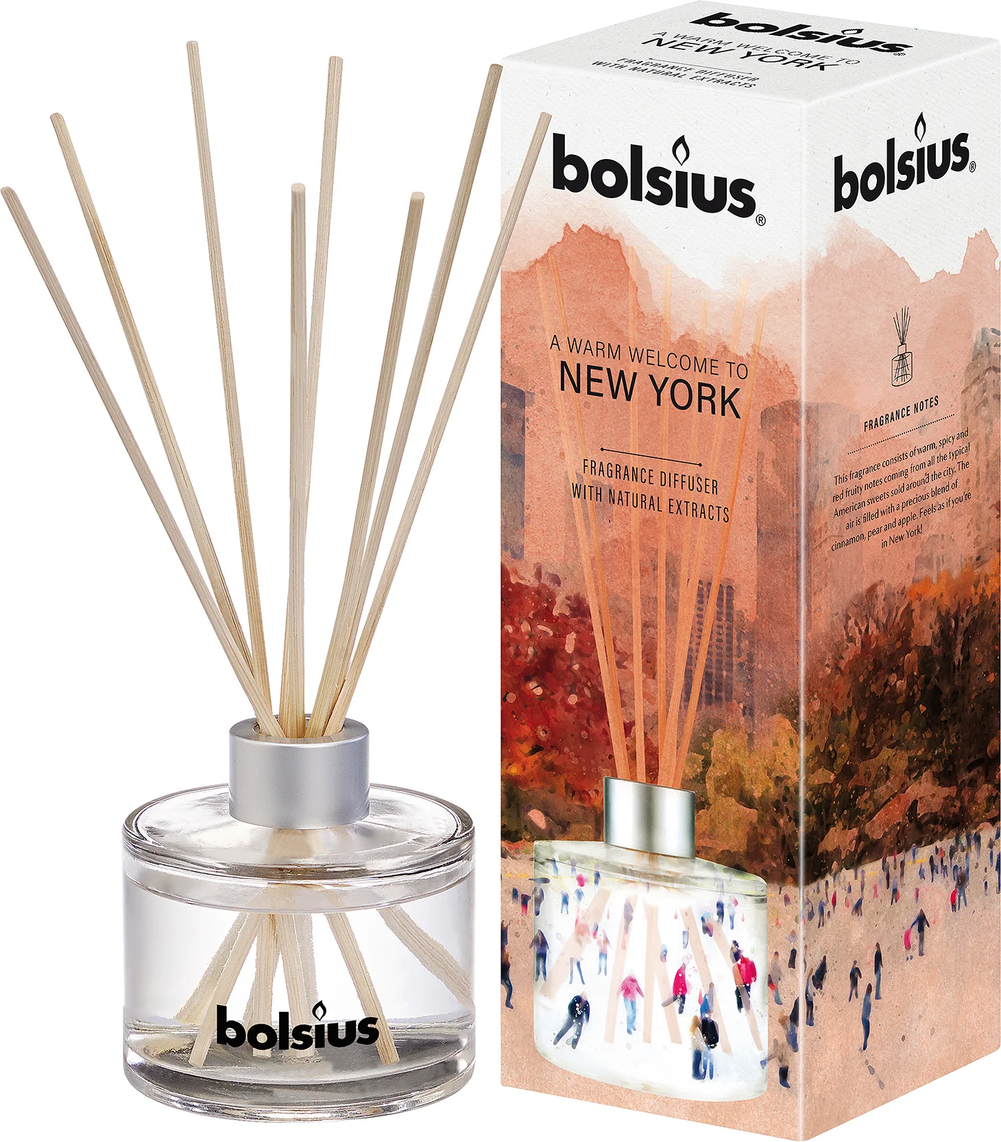 Bolsius geurstokjes Around the World New York 100 ml