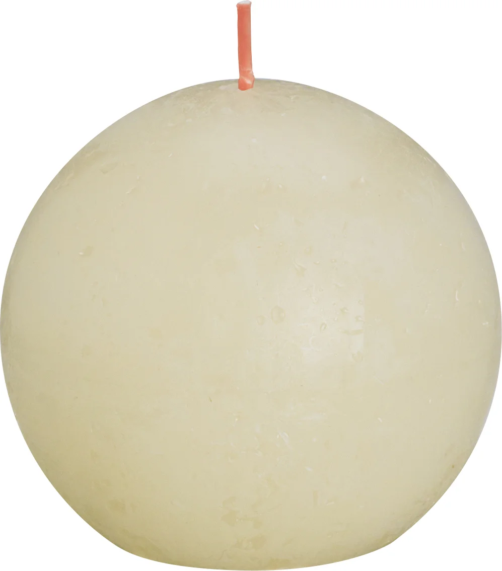 Bolsius bolkaars Rustiek Shine crème 25 uur D 7,6 H 7,1 cm
