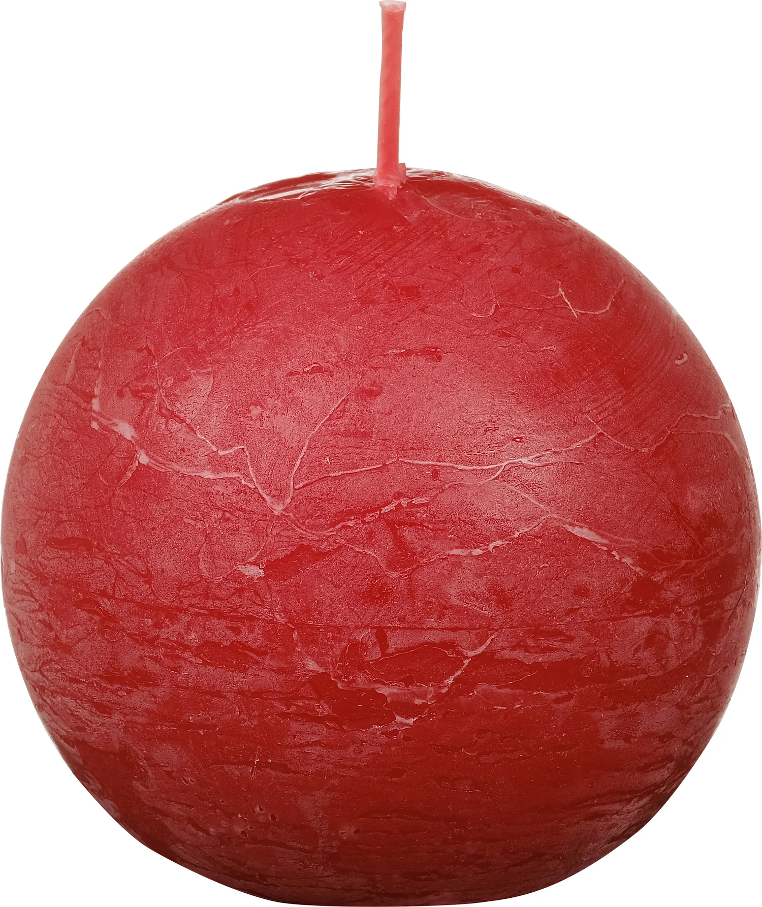 Bolsius bolkaars Rustiek Shine rood 25 uur D 7,6 H 7,1 cm