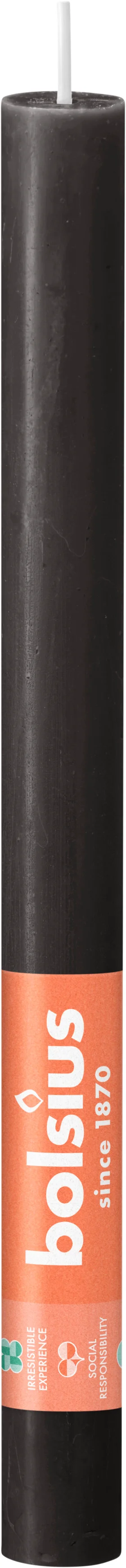 Bolsius dinerkaars Shine grijs 13 uur D 2,3 x H 27 cm