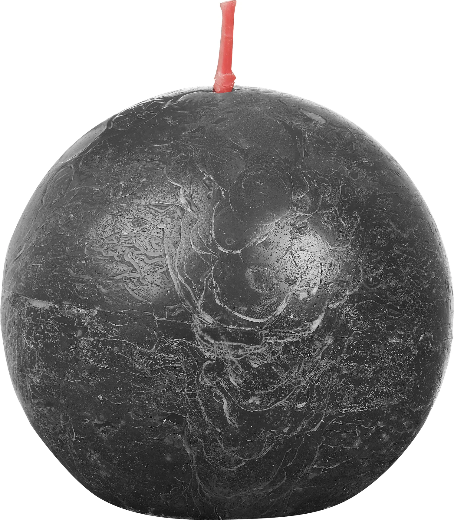 Bolsius bolkaars Rustiek Shine antraciet 25 uur D 7,6 H 7,1 cm