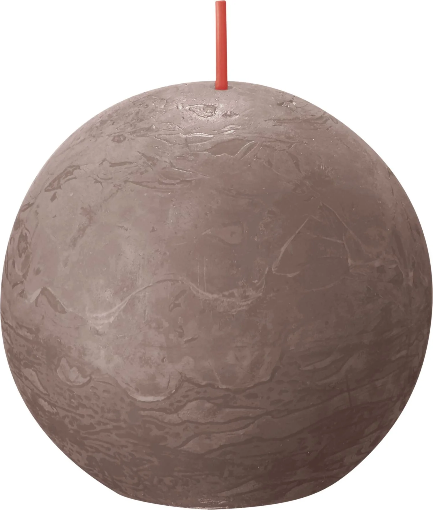 Bolsius bolkaars Rustiek Shine taupe 25 uur D 7,6 H 7,1 cm