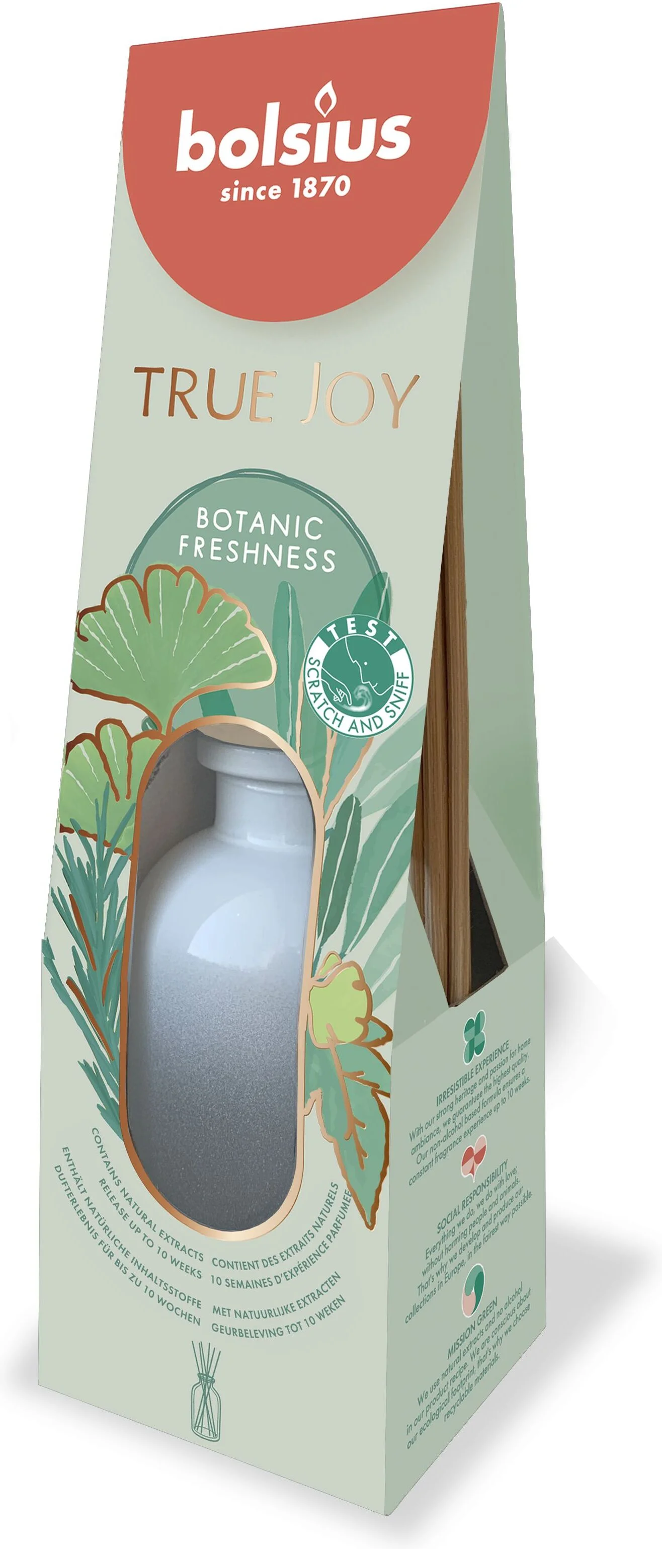 Bolsius geurstokjes True Joy Botanic Freshness 80 ml
