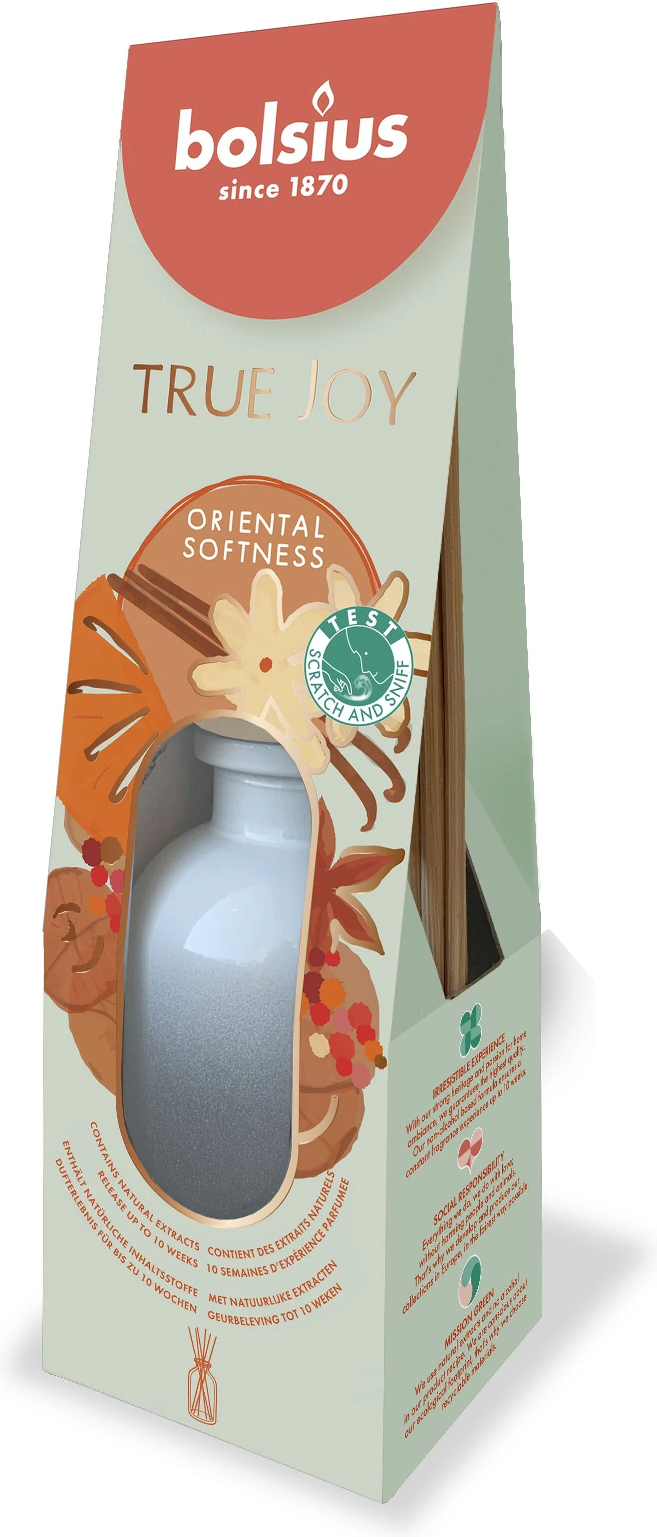 Bolsius geurstokjes True Joy Oriental Softness 80 ml