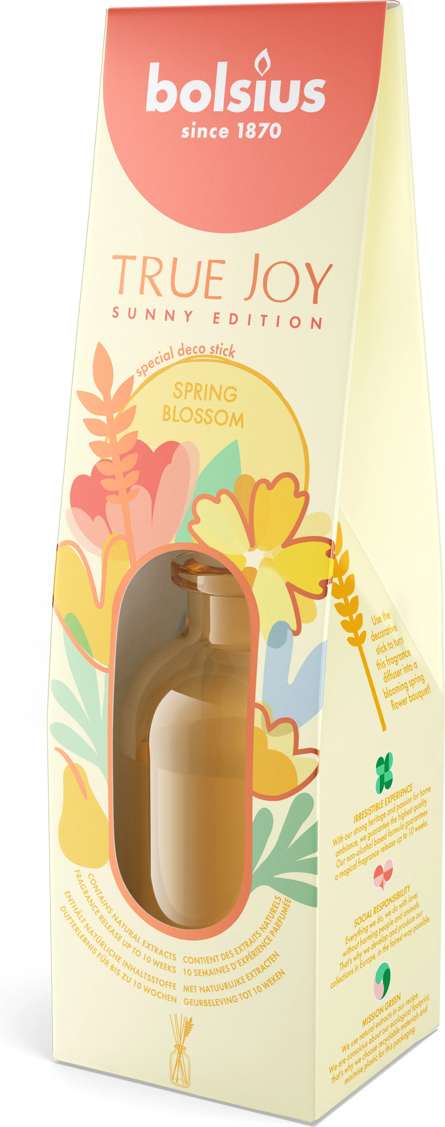 Bolsius geurstokjes True Joy Spring Blossom 45 ml