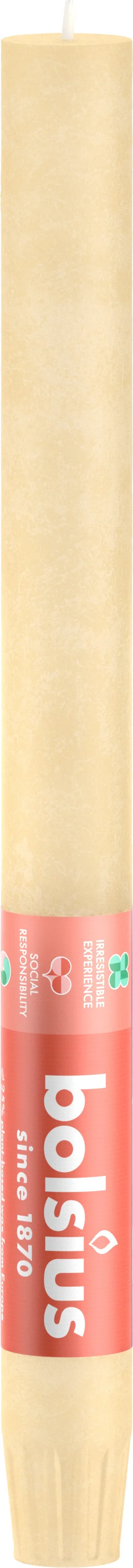 Bolsius dinerkaars Shine beige 13 uur D 2,3 x H 27 cm