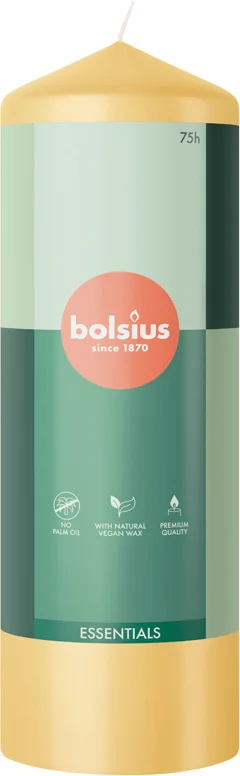 Bolsius stompkaars Essentials beige 75 uur D 6,8 H 20 cm