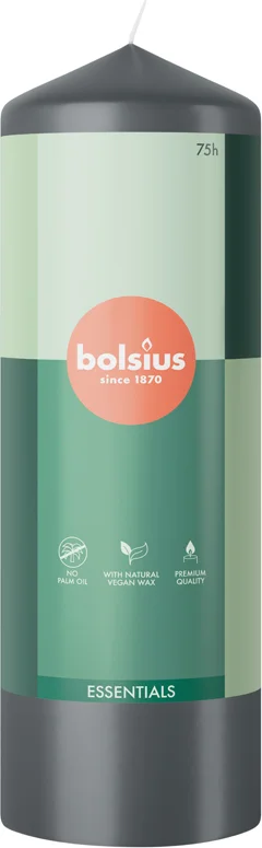 Bolsius stompkaars Essentials grijs 75 uur D 6,8 H 20 cm