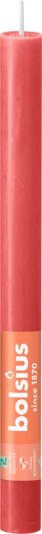 Bolsius dinerkaars Shine roze 13 uur D 2,3 H 27 cm