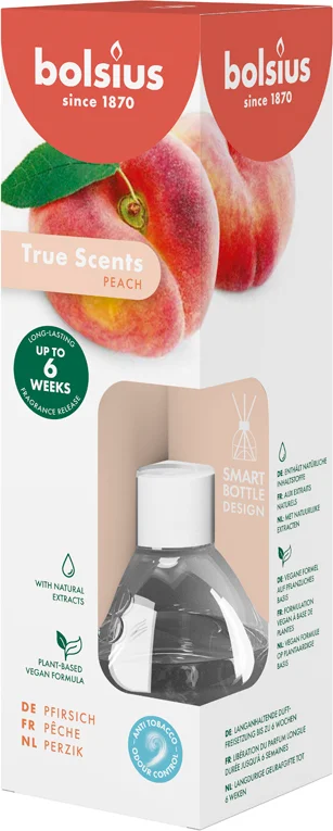 Bolsius geurstokjes True Scents Peach 60 ml