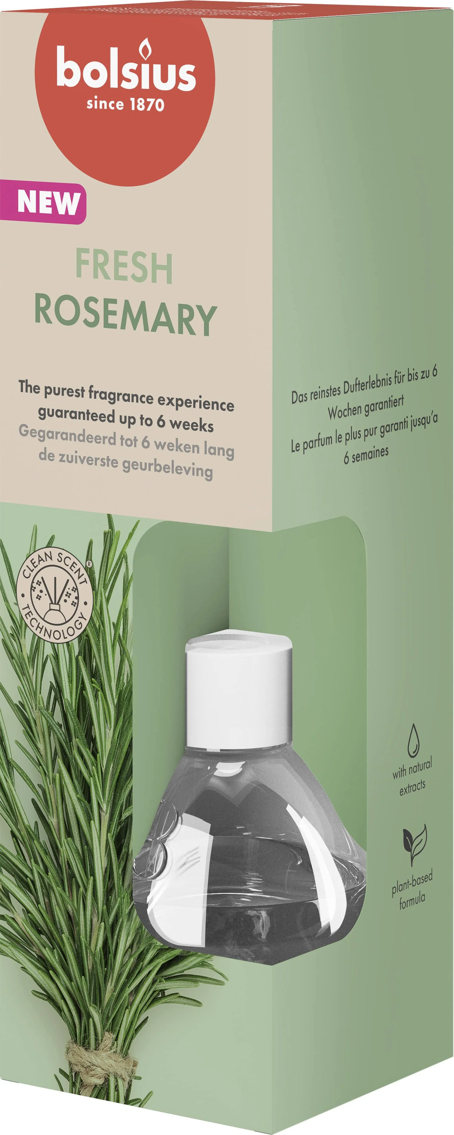 Bolsius geurstokjes True Scents Rozemarijn 60 ml