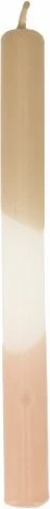 dinerkaars Duo Dip Dinner beige / taupe 10 uur D 2 H 25 cm
