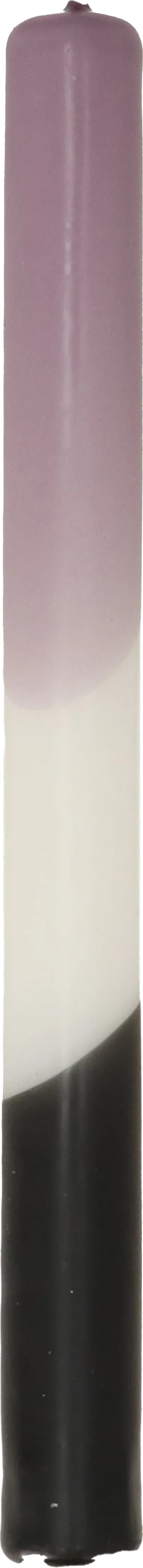 dinerkaars Duo Dip paars / zwart 8 uur D 2 H 25 cm