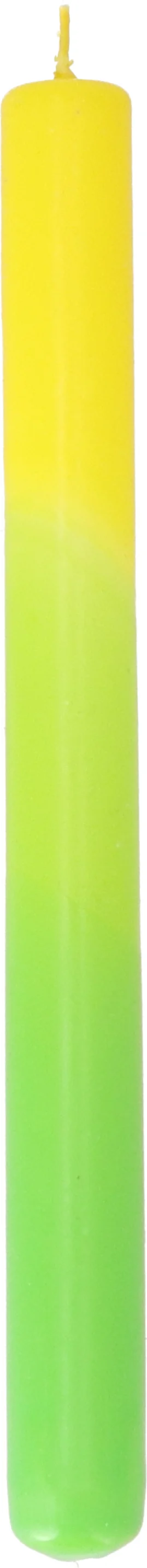 Dinerkaars Triple dipped geel / groen 7,5 uur D 2,2 H 25 cm