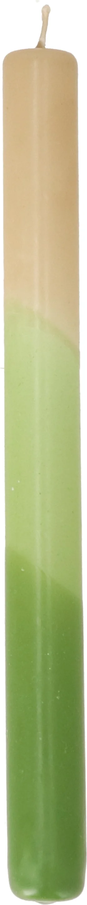 Dinerkaars Triple dipped beige / groen 7,5 uur D 2,2 H 25 cm