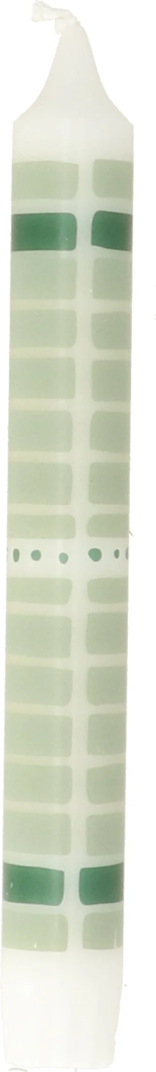 Dinerkaars Stripe groen 5 uur D 2,2 H 19 cm