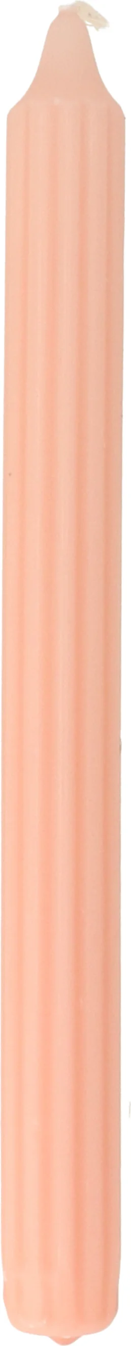Dinerkaars Ribbed lichtroze 7 uur D 2,2 H 24 cm