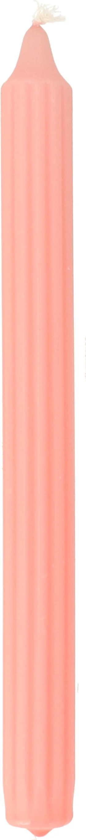 Dinerkaars Ribbed roze 7 uur D 2,2 H 24 cm