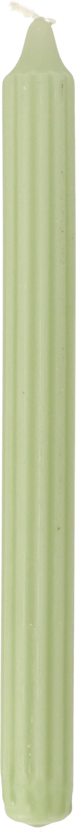 Dinerkaars Ribbed lichtgroen 7 uur D 2,2 H 24 cm