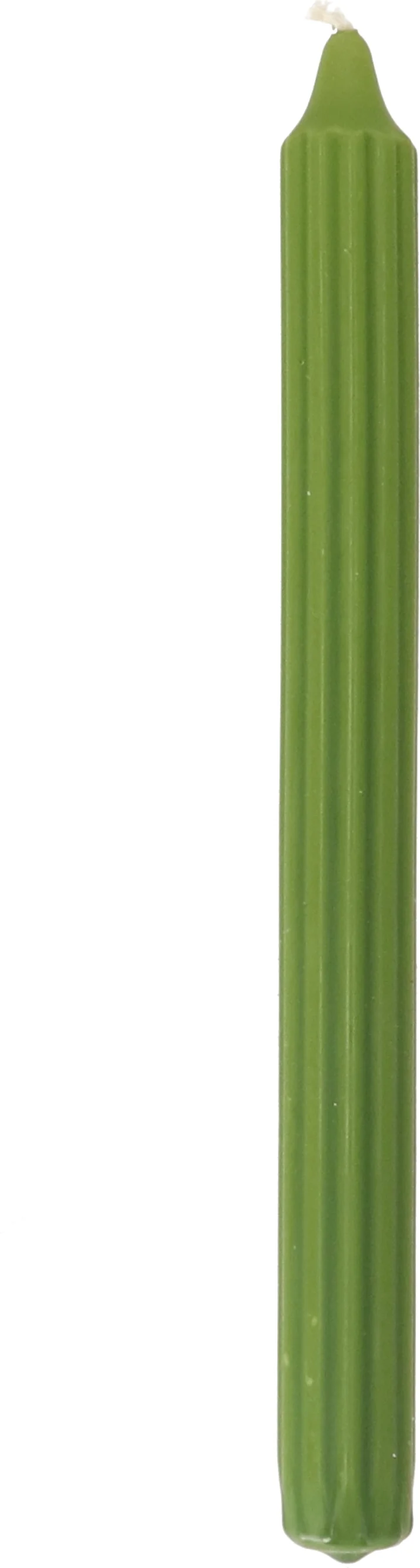 Dinerkaars Ribbed groen 7 uur D 2,2 H 24 cm