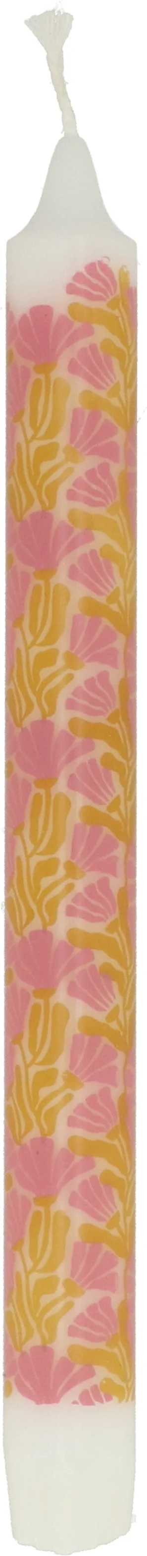 Dinerkaars Groovy roze / oranje 7 uur D 2,2 H 24 cm