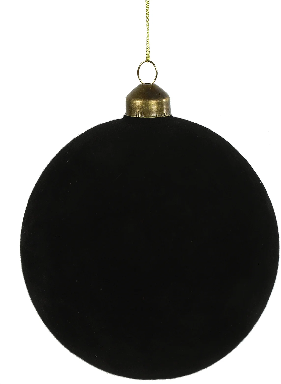 Countryfield kerstbal Ripley zwart D 12 cm