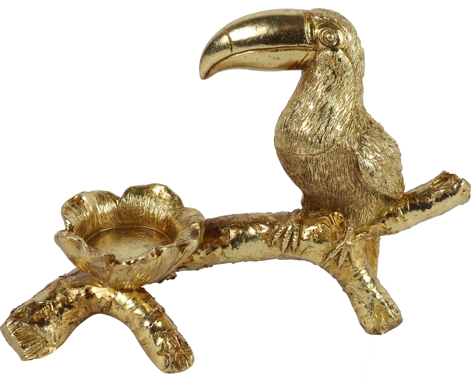 Countryfield waxinelichthouder Harro goud 19,2 x 9,2 x 14,4 cm