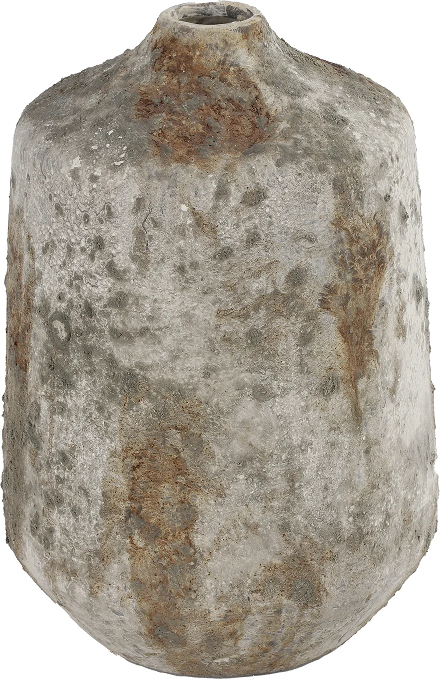 Countryfield vaas Anita grijs D 26 H 30,5 cm