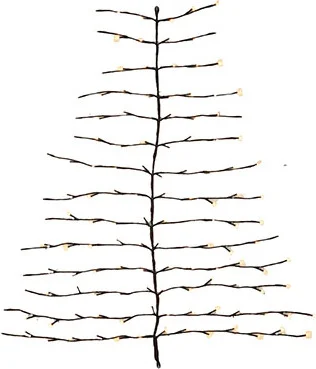 Countryfield clusterverlichting kerstboom 136 lampjes warm wit 5 x 100 x 120 cm