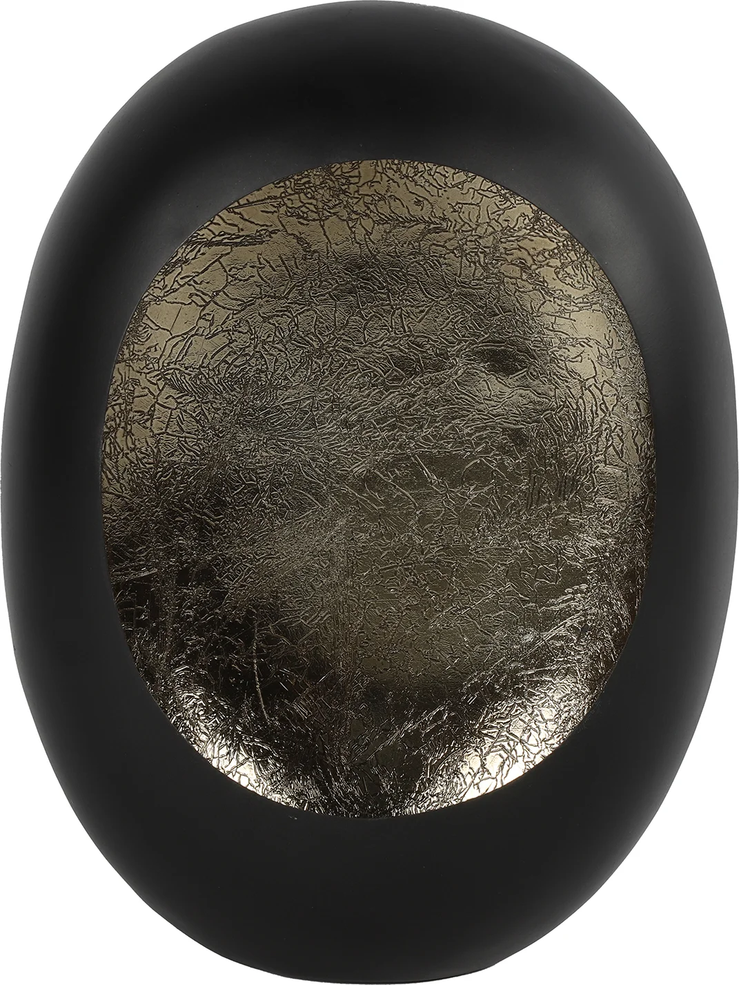 Countryfield waxinelichthouder Eggy zwart 13,5 x 25 x 34,5 cm