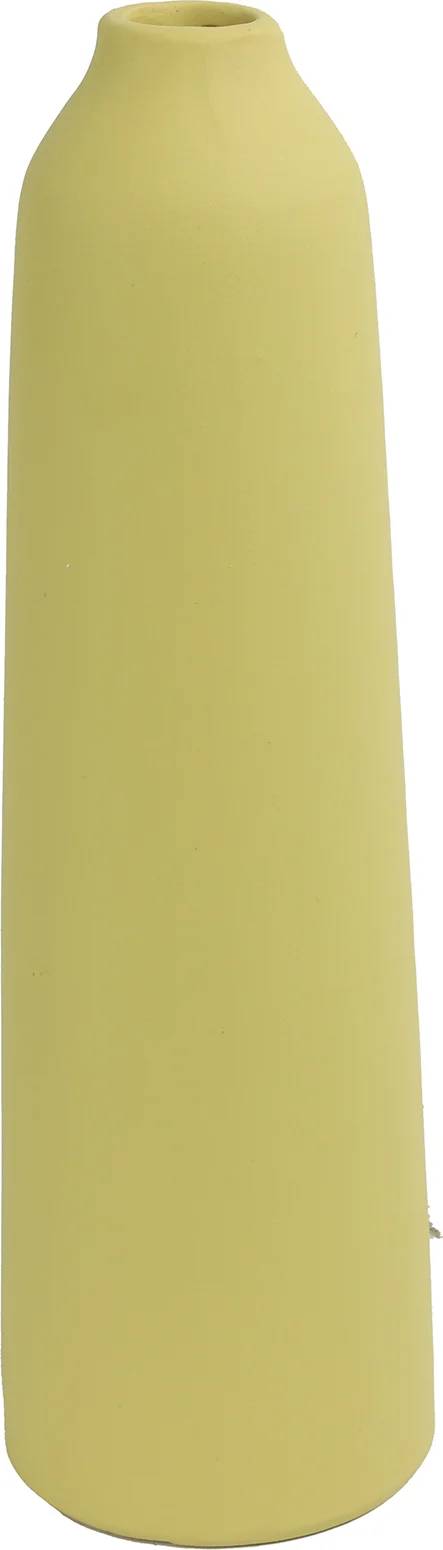 Countryfield vaas Debbie geel D 11 H 23 cm