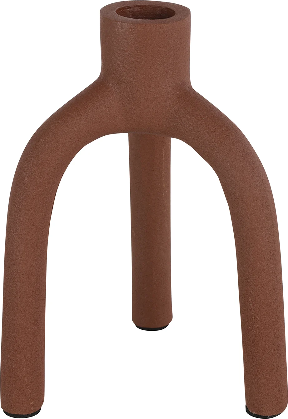 Countryfield kandelaar Aynor bruin D 10,5 H 15,5 cm