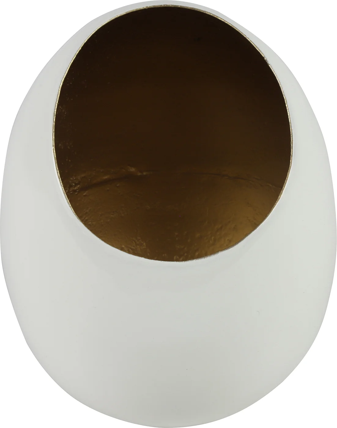 Countryfield waxinelichthouder Madras wit D 12,5 H 15,5 cm
