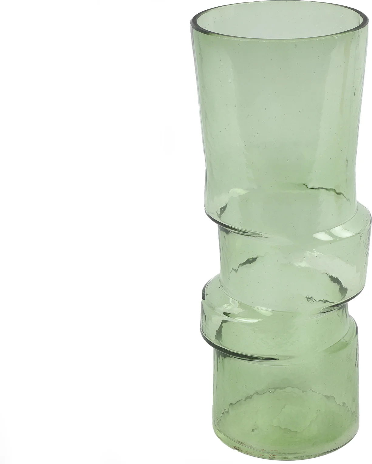 Countryfield vaas Arabella groen D 13,5 H 30 cm