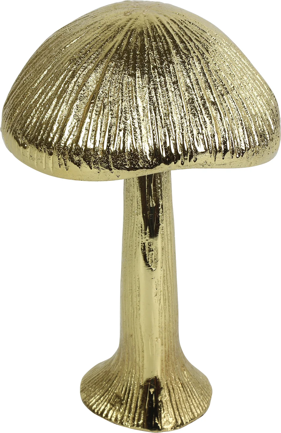 Countryfield beeld Zeno paddenstoel goud D 12 H 18 cm