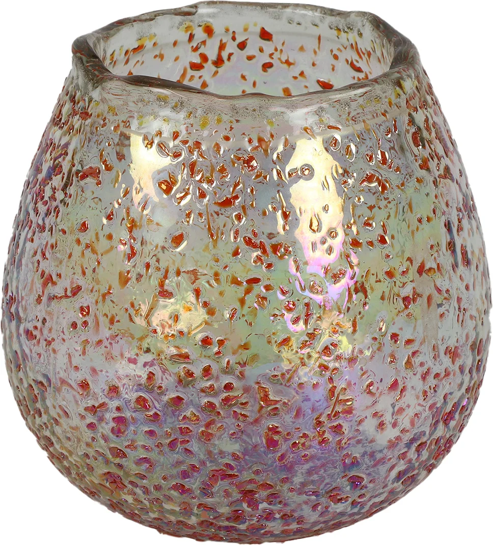 Countryfield waxinelichthouder Amia semitransparant D 10 H 10 cm
