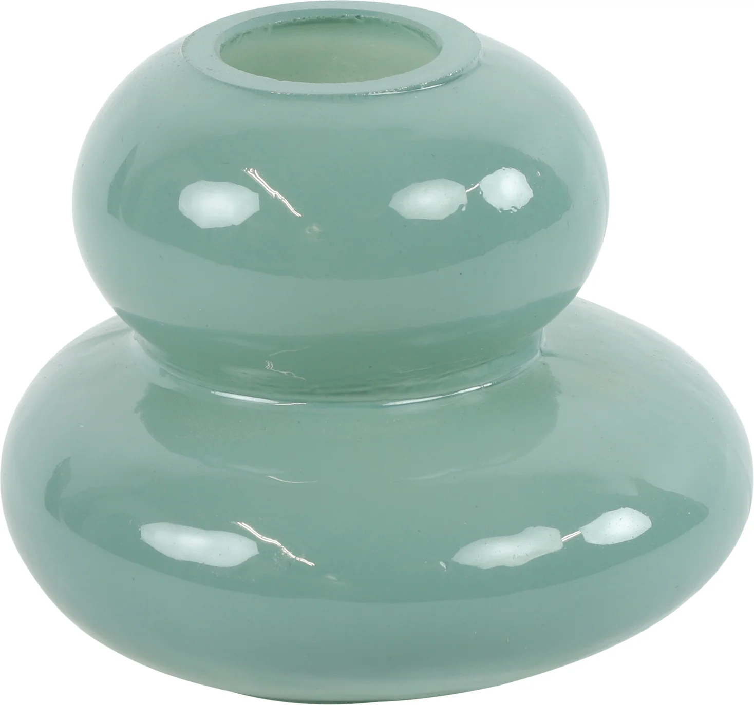 Countryfield vaas Floria groen D 10,5 H 8,5 cm