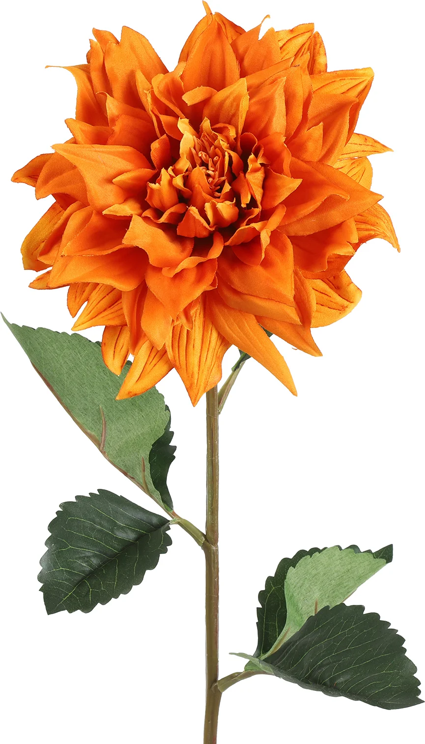 Countryfield kunstbloem Dahlia oranje 71 cm