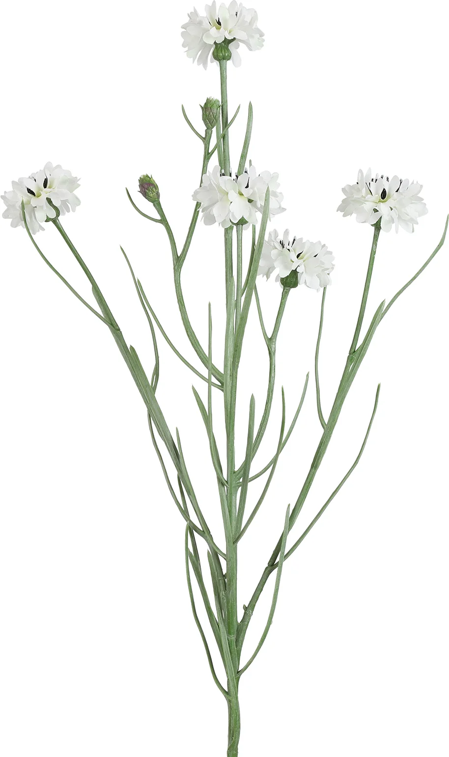 Countryfield kunstbloem Korenbloem wit 66 cm