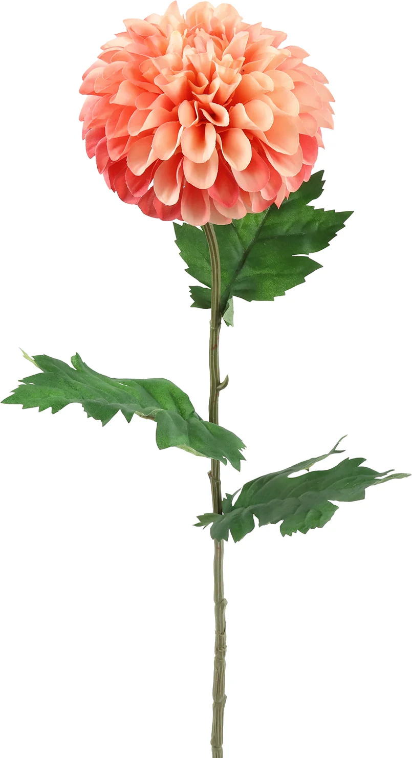 Countryfield kunstbloem Dahlia donker roze 75 cm