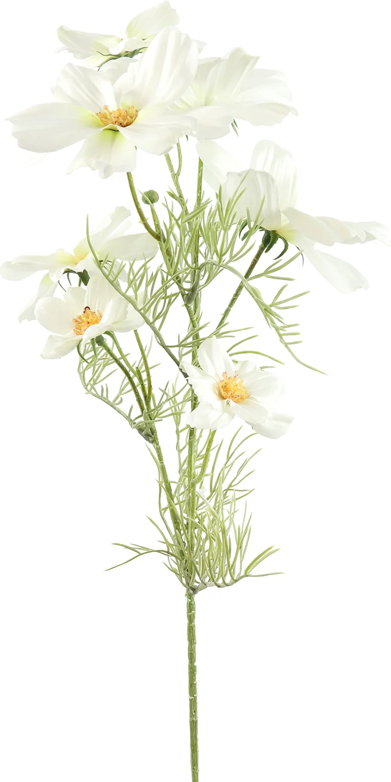 Countryfield kunstbloem Cosmea wit 73,6 cm