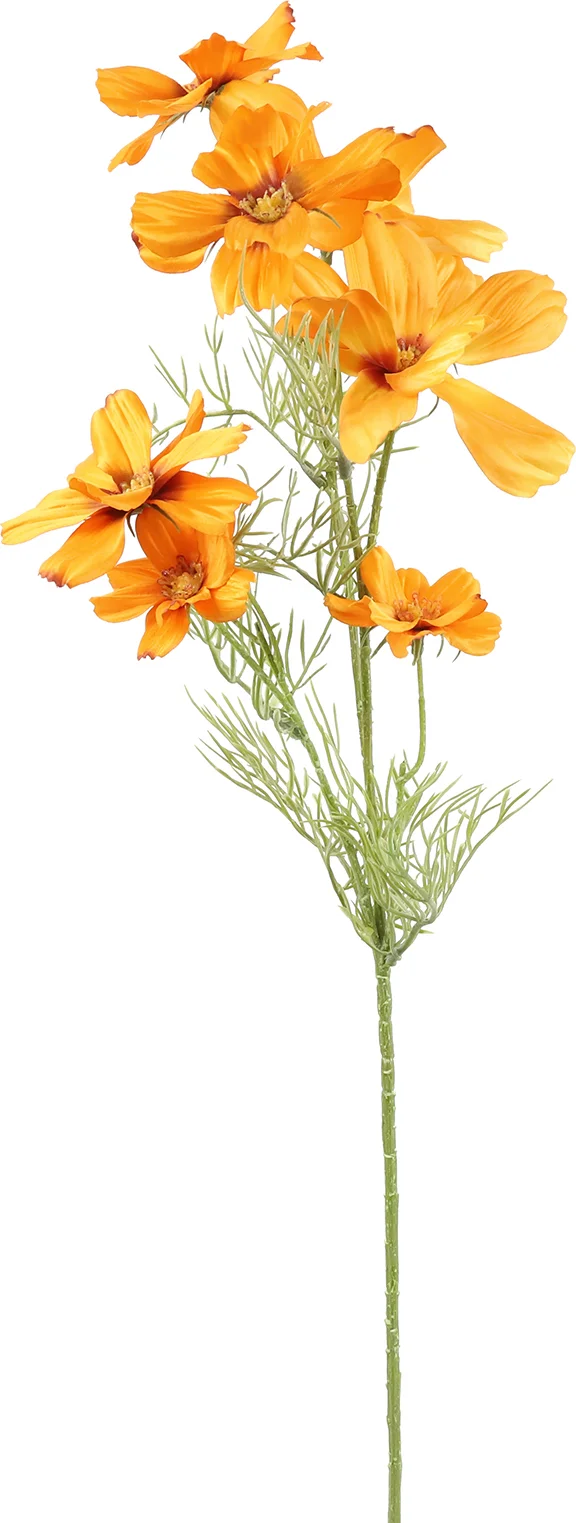 Countryfield kunstbloem Cosmea oranje 73,6 cm
