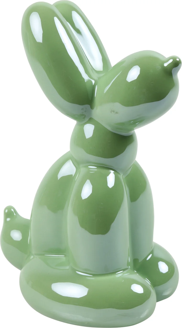Countryfield beeld Aurora ballondier zittend groen 13,5 x 8,6 x 18,3 cm