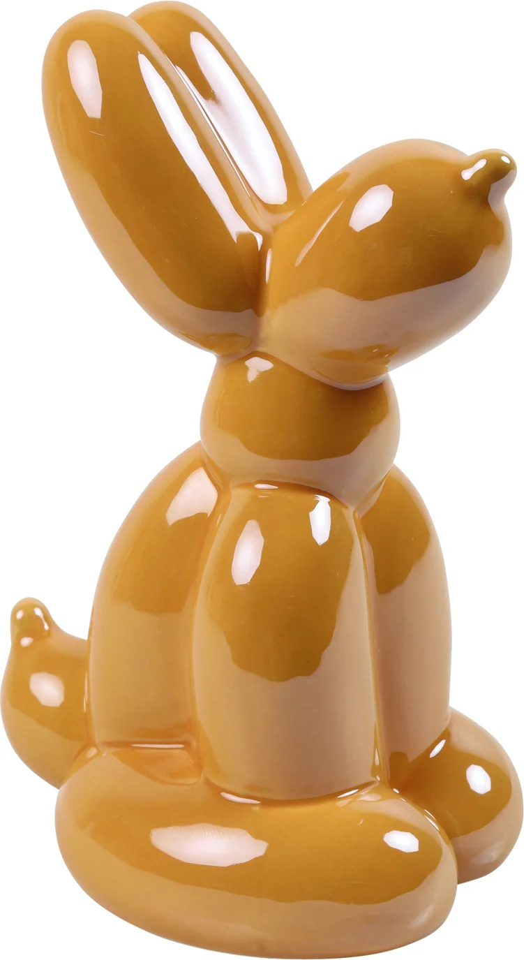 Countryfield beeld Aurora ballondier zittend beige 13,5 x 8,6 x 18,3 cm